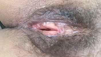 Sight at my fur covered snatch wide open after having fucked, I love being torn up